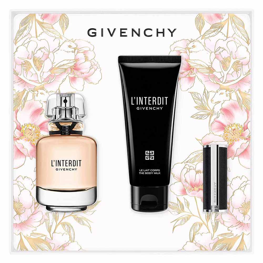 Kit Coffret Givenchy L'Interdit - Perfume EDP + Loção Corporal +